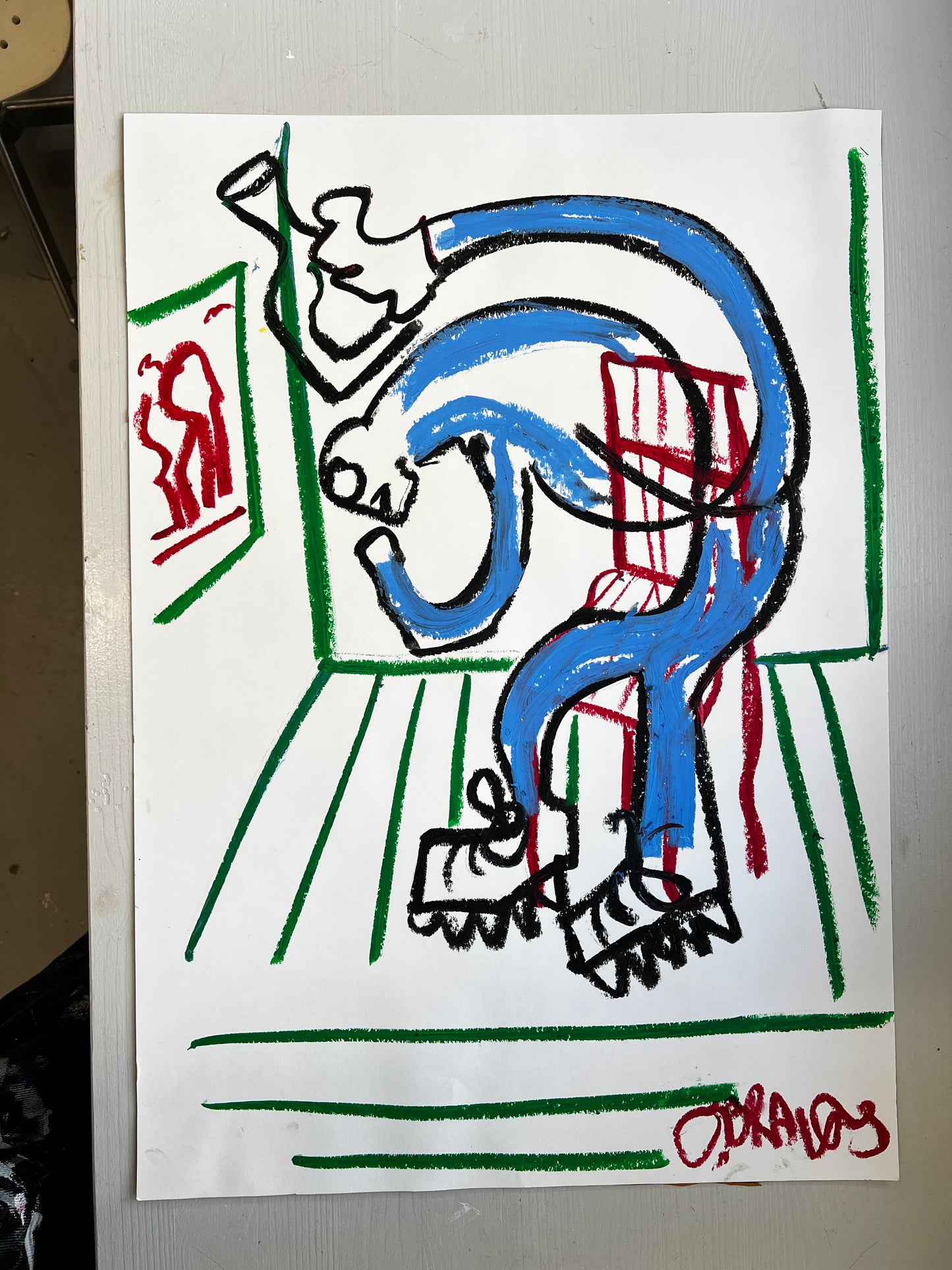 Green Room Window